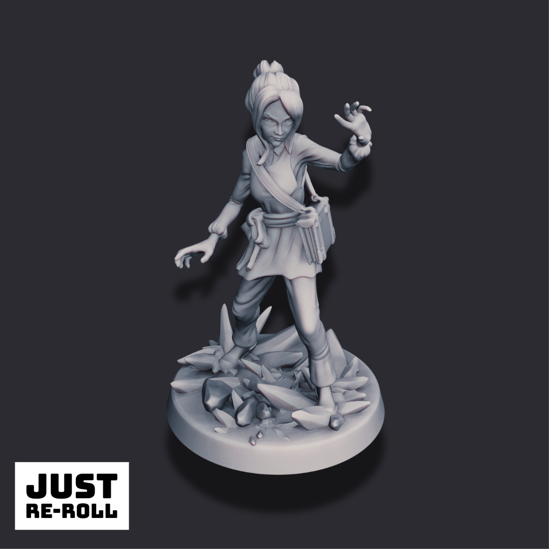 Crystal Wizard – 3D Printed Character Miniatures