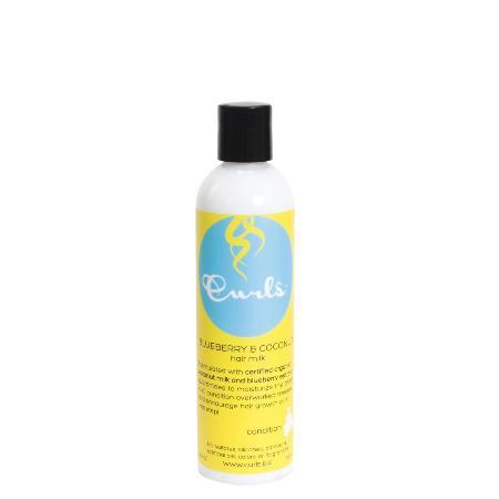 Curls Blueberry Bliss Blueberry & Coconut Hair Milk for Deep Hydration & Curl Definition for Curly, Wavy & Coily Hair 240ml/8.12 oz