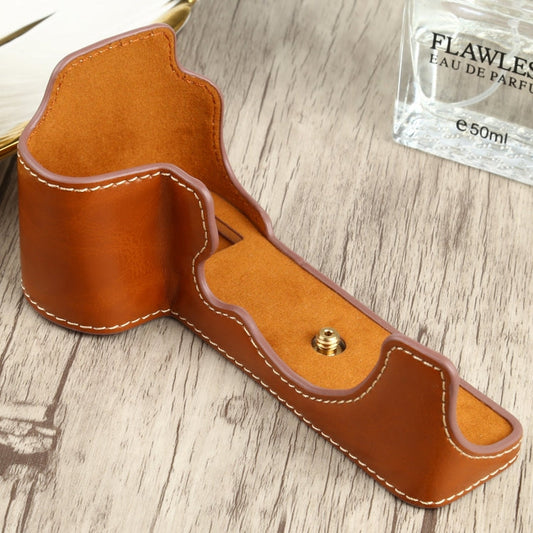 1/4 inch Thread PU Leather Camera Half Case Base for FUJIFILM X-S10, For FUJIFILM X-S10, Fr FUJIFILM X-S10