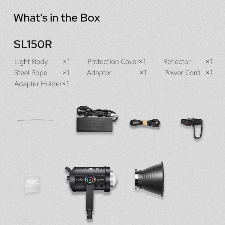 Godox SL150R RGB LED Video Light 165W CRI/TLCI 97+ COB Monolight Bowens Mount Studio Photo Light (AU Plug)