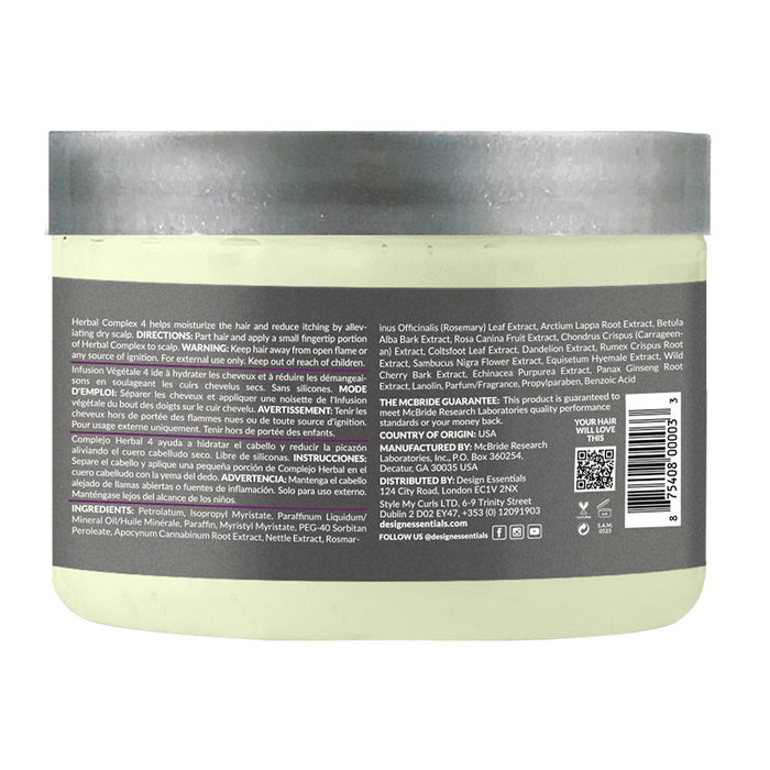 Design Essentials Herbal Complex 4 Hair & Scalp Treatment 5oz
