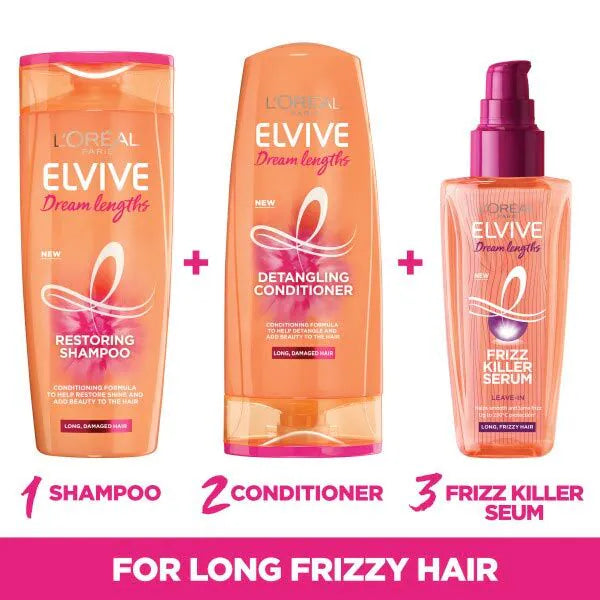 L'Oréal Elvive Dream Lengths Shampoo for Soft, Detangled Long Hair 400 ml/13.53 oz