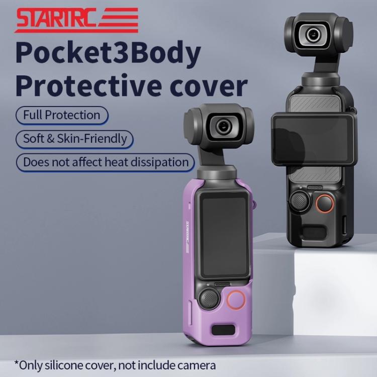 For DJI OSMO Pocket 3 STARTRC Body TPU Cover Case (Black)