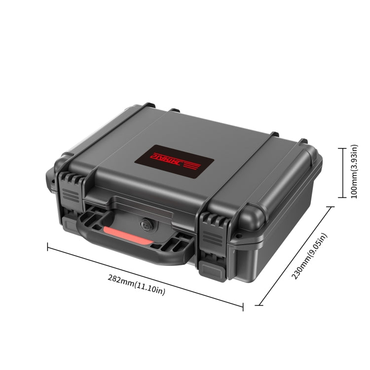 For Insta360 X4 STARTRC Waterproof EVA ABS Dual-layer Suitcase Storage Box (Black)