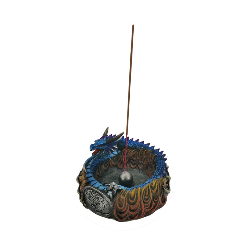 Dark Legends Circle of Fire Dragon Incense Sticks & Cone Burner
