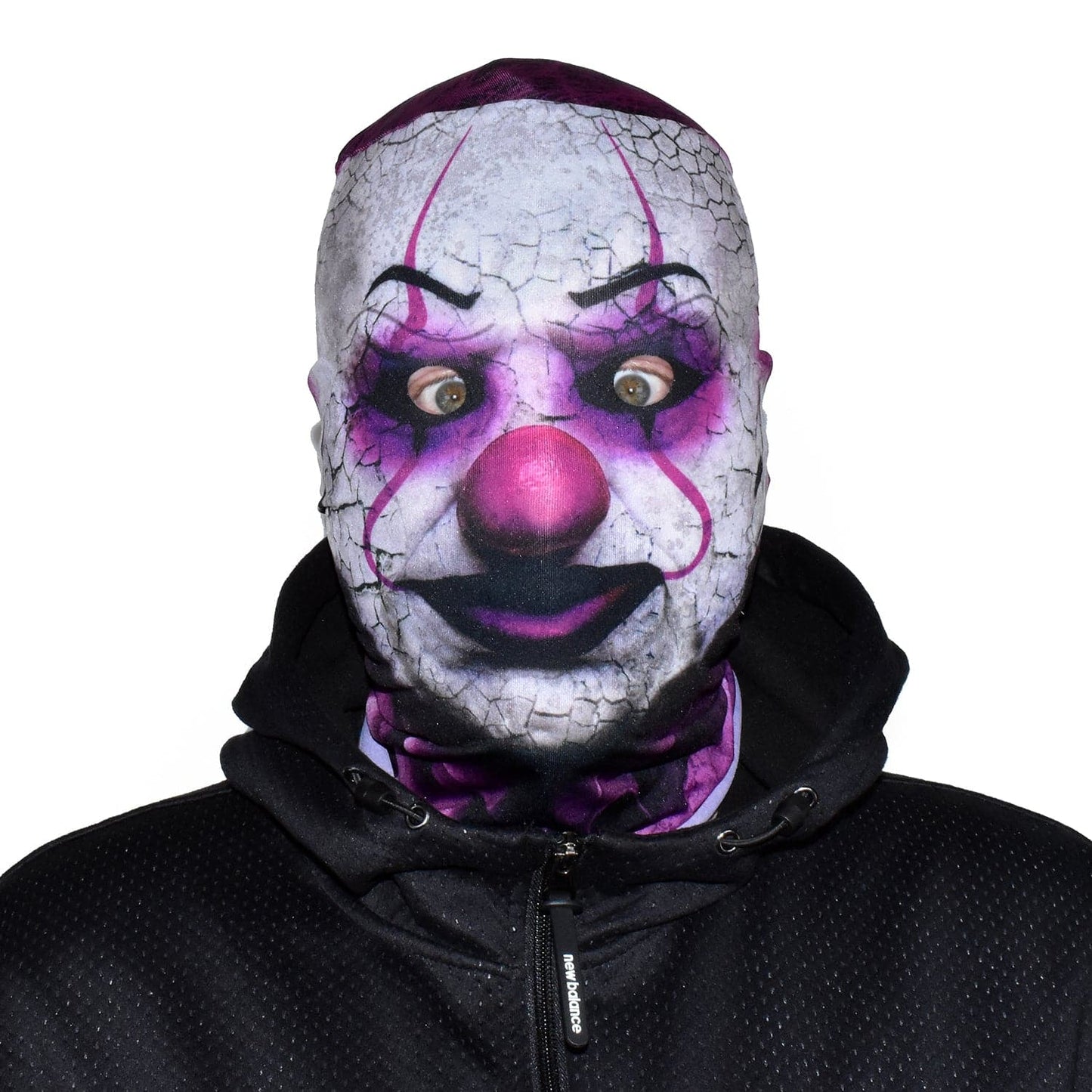 Killer Candy Floss Clown Mask - Faceskin