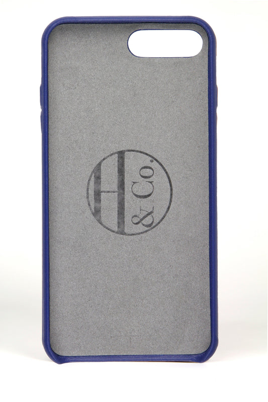 iPhone 7/8 Plus Case, Denim Leather