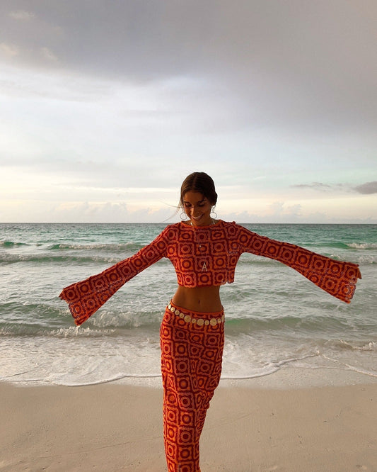 Saskia | Cheerful Knitwear Set