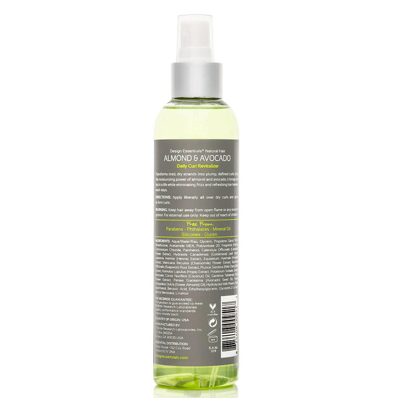 Design Essentials Almond & Avocado Daily Curl Revitalizer 8oz