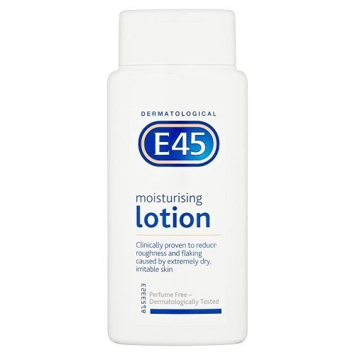 E45 Dermatological Moisturising Lotion Clinically Proven Daily Hydration & Dry Skin Relief for Sensitive & Dry Skin 200ml/6.76 oz