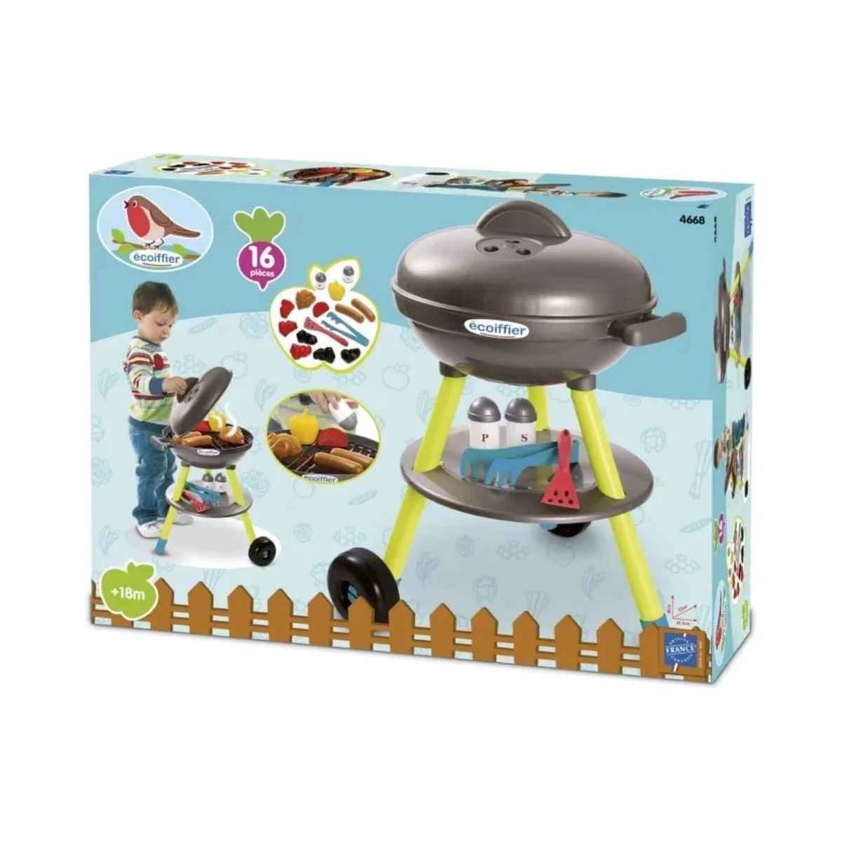 BBQ Set 16 pcs - Black
