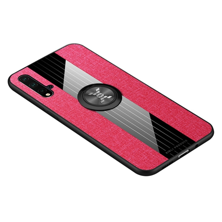 XINLI Stitching Cloth Textue Shockproof TPU Protective Case with Ring Holder, For Huawei nova 3i, For Huawei nova 4, For Huawei nova 4e, For Huawei nova 5