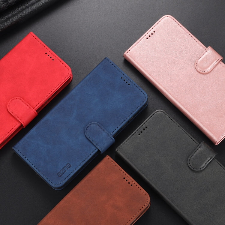 AZNS Skin Feel Calf Texture Horizontal Flip Leather Case with Card Slots & Holder & Wallet, For Xiaomi Redmi Note 10 Pro Max