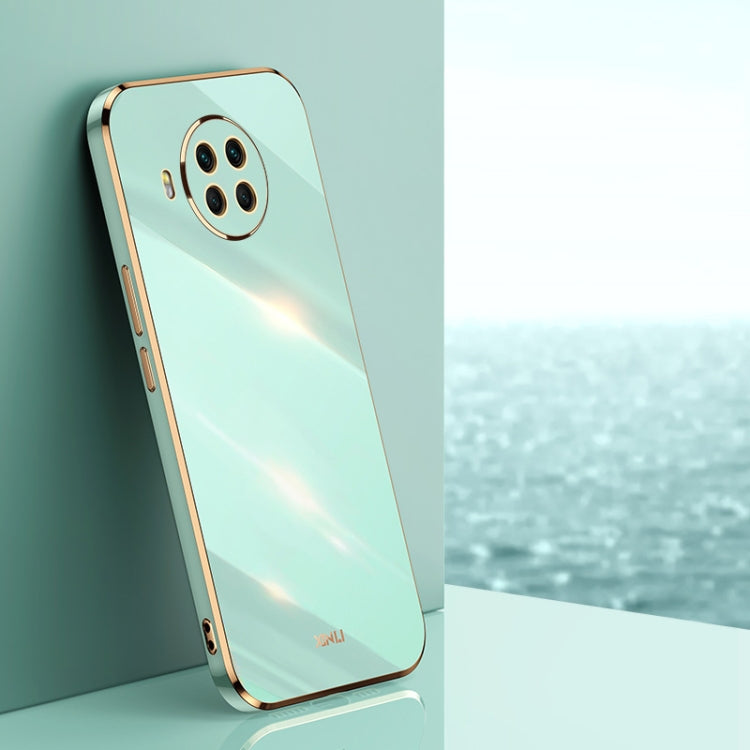 XINLI Straight Edge 6D Electroplate TPU Phone Case, For Xiaomi Mi 10 5G, For Xiaomi Mi 10S, For Xiaomi Mi 10T Lite 5G