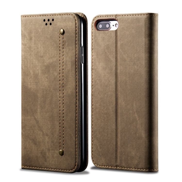 Denim Texture Casual Style Horizontal Flip Leather Case with Holder & Card Slots & Wallet, For Huawei Honor 20, For iPhone XR, For iPhone 6 / 6s, For iPhone 6 Plus / 6s Plus, For iPhone SE 2022 / SE 2020 / 8 / 7, For iPhone 7 Plus / 8 Plus
