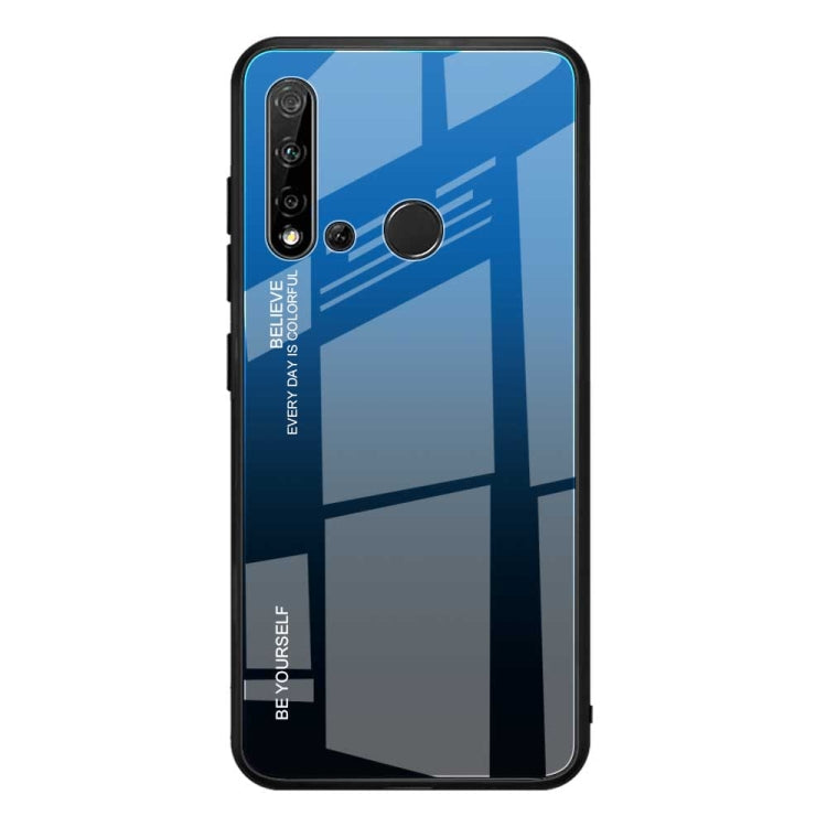 Gradient Color Glass Case, For Huawei Nova 5, For Huawei P Smart Z, For Huawei Nova 5i