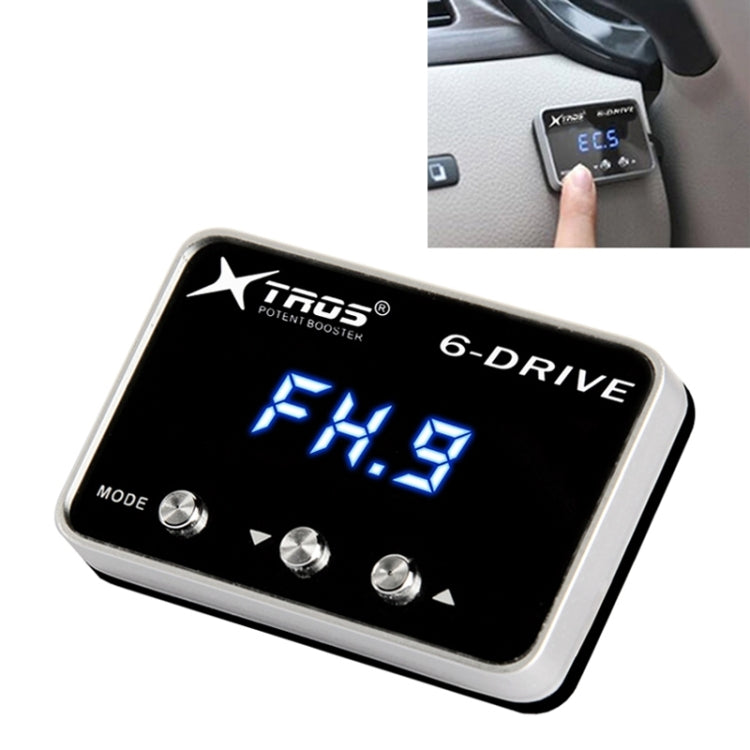 TROS TS-6Drive Potent Booster Electronic Throttle Controller, For Mitsubishi Strada 2015-, For Mitsubishi Strada 2005-2014, For Mitsubishi Xpander 2017-, For Mitsubishi Lancer 2008-, For Mitsubishi Mirage 2012-2016, For Mitsubishi Outlander 2007-