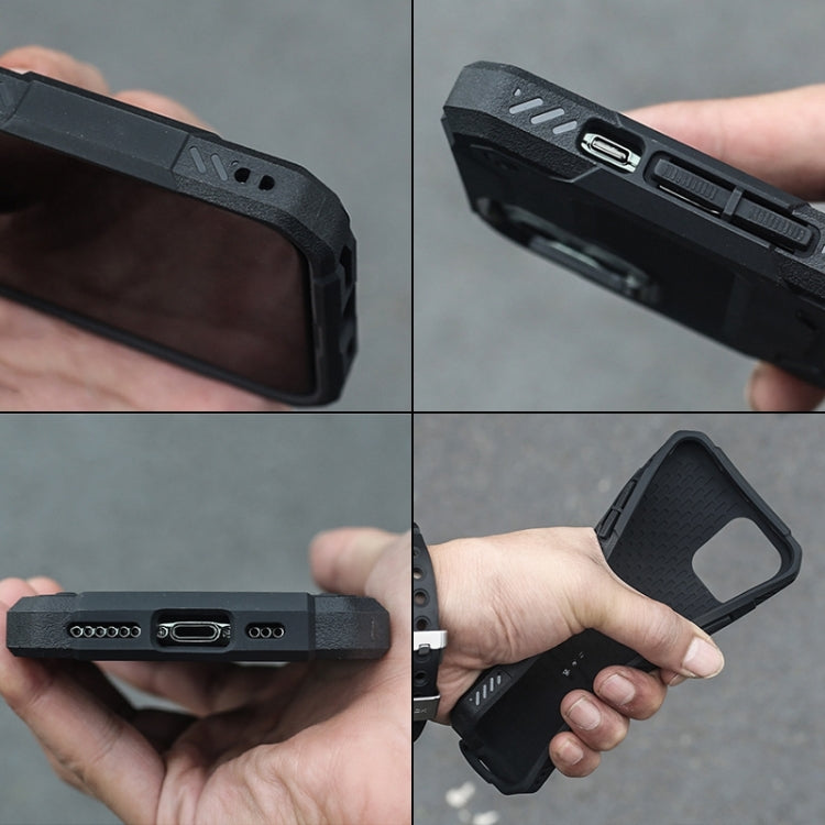 For iPhone 11 FATBEAR Armor Shockproof Cooling Case (Black)