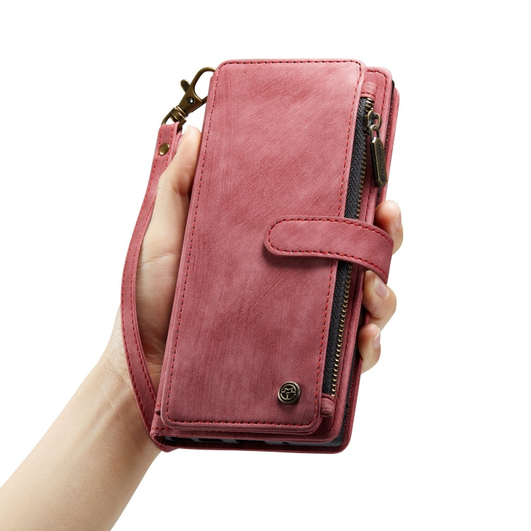 For iPhone 14 CaseMe C30 Multifunctional Phone Leather Case (Red)