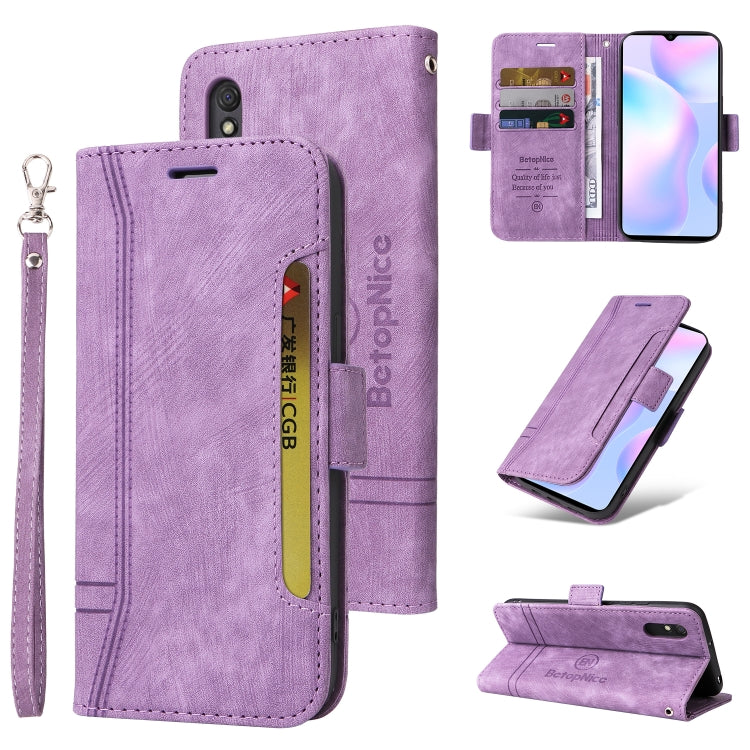 BETOPNICE Dual-side Buckle Leather Phone Case, For Xiaomi Redmi Note 10 Pro, For Xiaomi Redmi Note 11 4G, For Xiaomi Redmi Note 11 Pro 5G / 4G, For Xiaomi Redmi 9A