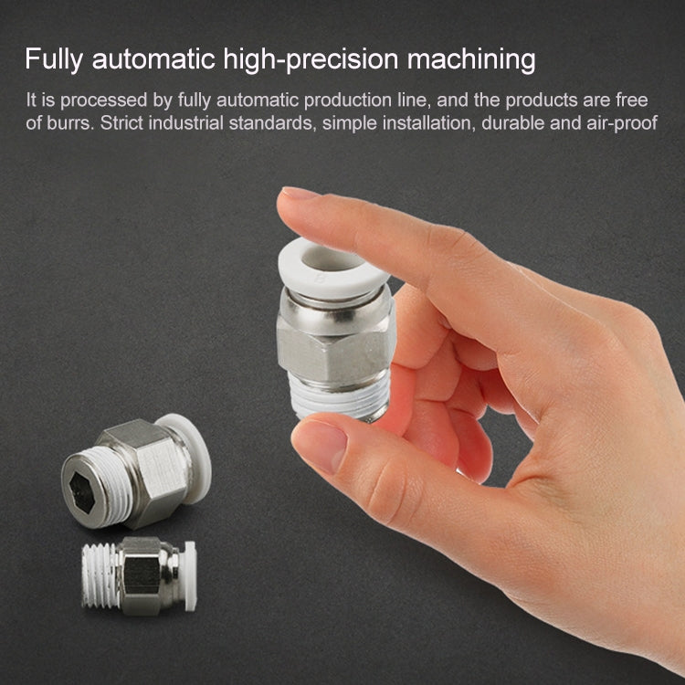 PC12-03 LAIZE 2pcs PC Straight Pneumatic Quick Fitting Connector