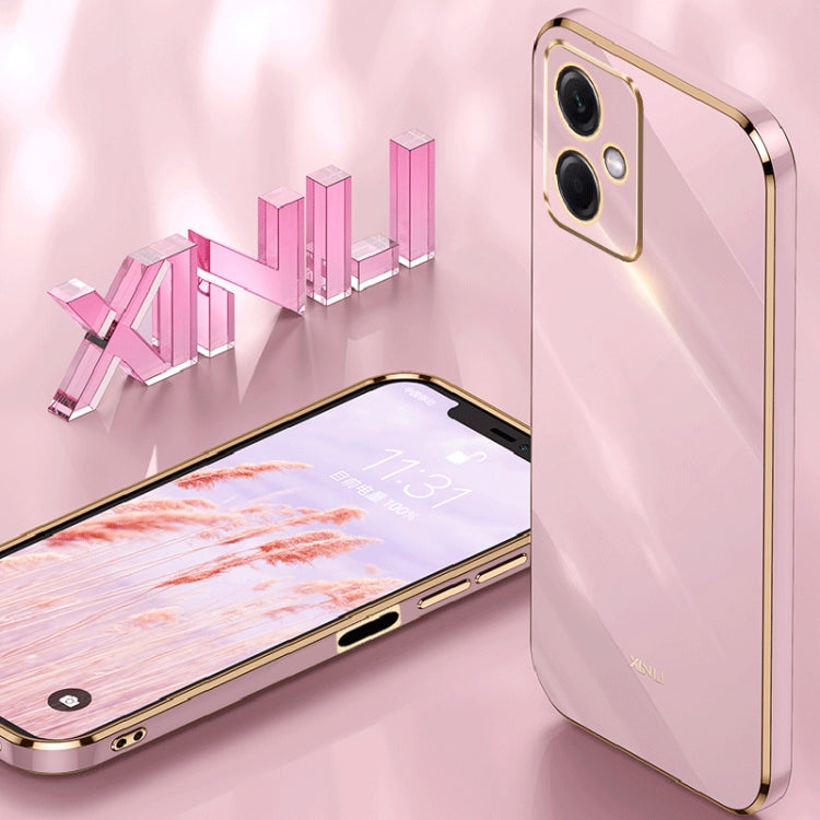 XINLI Straight Edge 6D Electroplate TPU Phone Case, For Xiaomi Redmi Note 12 China, For Xiaomi Redmi Note 12 Pro 5G China, For Xiaomi Redmi Note 12 Pro+ China