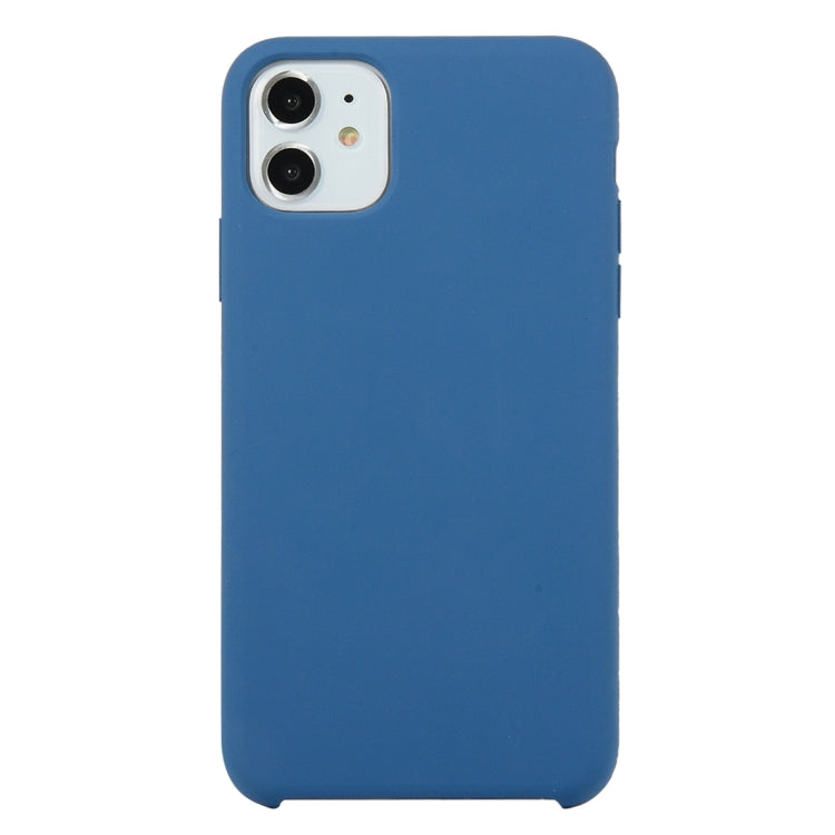For iPhone 11 Solid Color Solid Silicone Shockproof Case (Hibiscus Pink), For iPhone 11 Pro Max