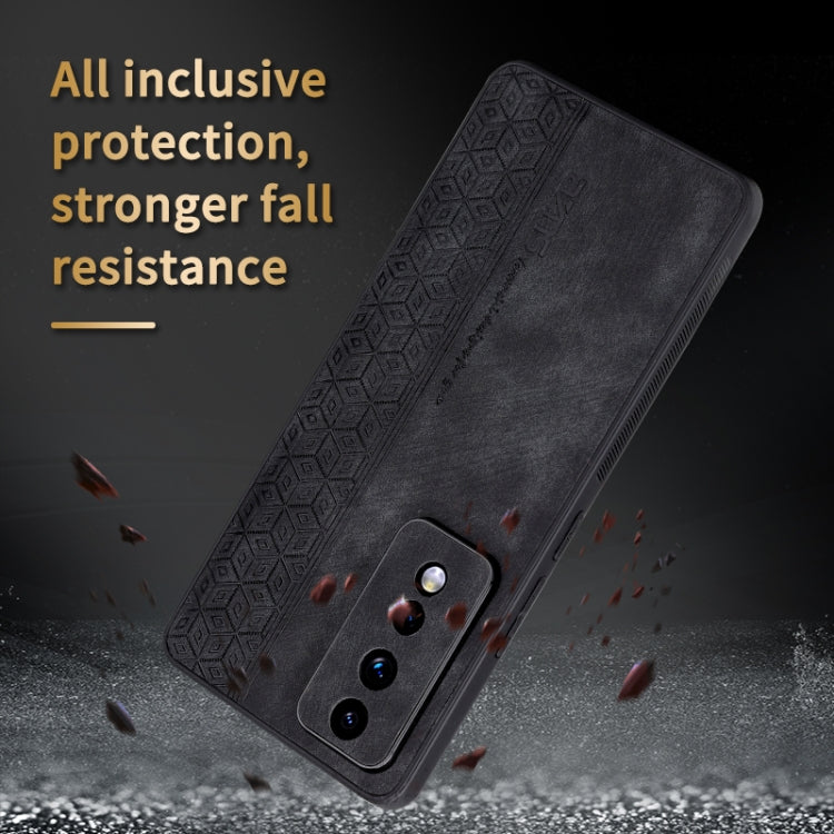 For Honor 80 GT 5G AZNS 3D Embossed Skin Feel Phone Case(Sapphire Blue)