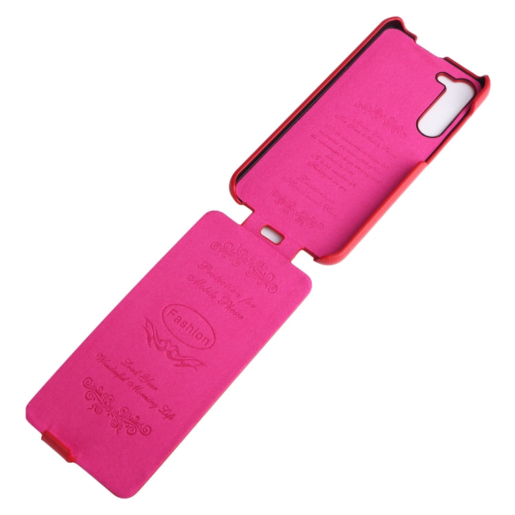 For Samsung Galaxy S23+ 5G Fierre Shann 64 Texture Vertical Flip PU Leather Phone Case(Red)
