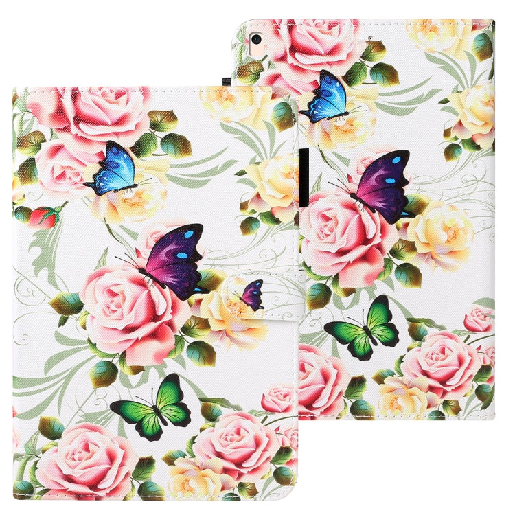 Cross Texture Painted Horizontal Leather Case with Sleep / Wake-up Function & Card Slot & Holder & Wallet, For iPad 10.2, For iPad Air, For iPad Air 2, For iPad 9.7 inch (2017), For iPad 9.7 (2018), For iPad Pro 9.7, For iPad Mini / 5 / 4 / 3 / 2 /1