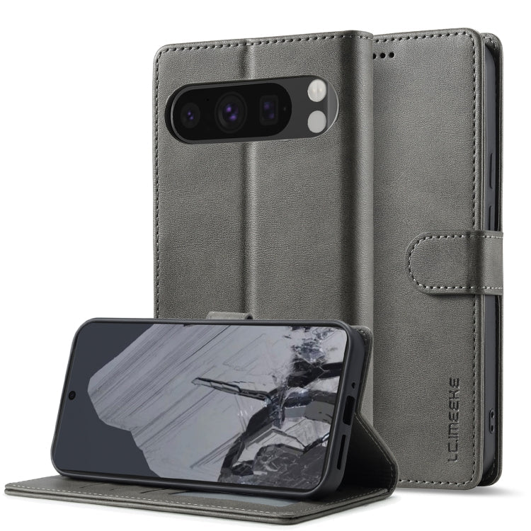 LC.IMEEKE Calf Texture Flip Leather Phone Case, For Google Pixel 10 / 10 Pro, For Google Pixel 9a, For Google Pixel 9 Pro XL, For Google Pixel 9 / 9 Pro