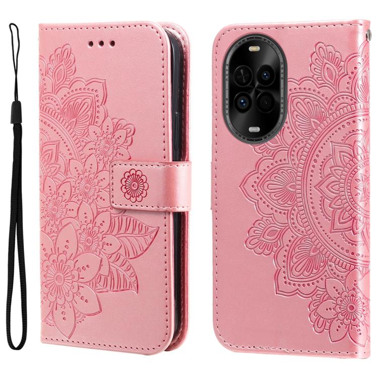 Seven-petal Flowers Embossing Leather Phone Case, For Huawei Enjoy 80 Plus, For Huawei nova 15 Pro / nova 15 Ultra, For Huawei Mate 70 Air 5G, For Huawei nova 14 Lite