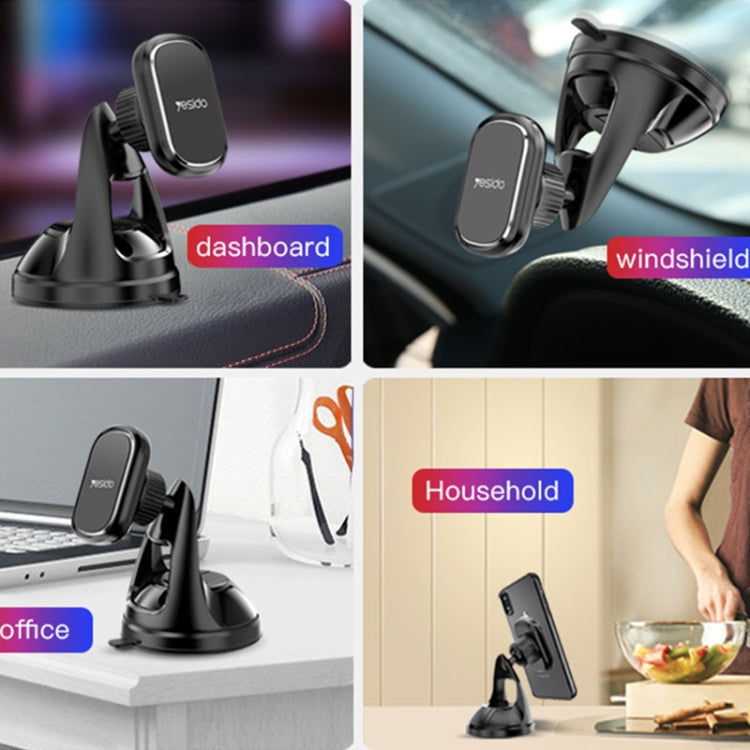 Yesido C72 Car Strong Magnetic Phone Holder(Black)
