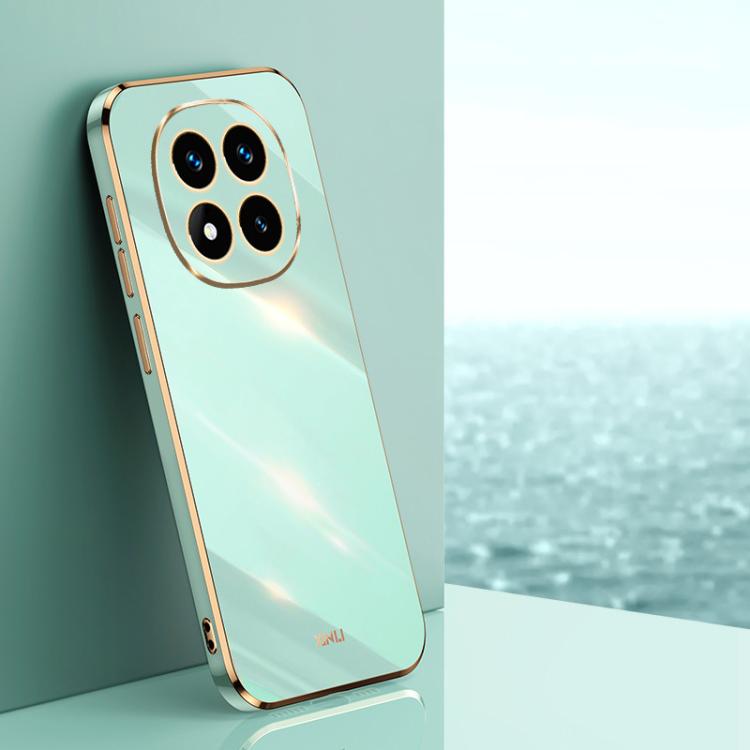 XINLI Straight Edge 6D Electroplate TPU Phone Case, For Redmi A5 4G 171.7mm / Poco C71, For Redmi Turbo 4 Pro, For Redmi Note 14 Pro 4G Global