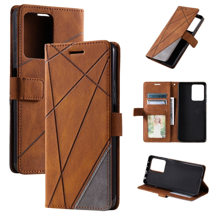 Skin Feel Splicing Leather Phone Case, For Redmi Note 12 4G Global, For Redmi 12C, For Redmi Note 12 Pro+, For Redmi Note 12 Pro 5G Global
