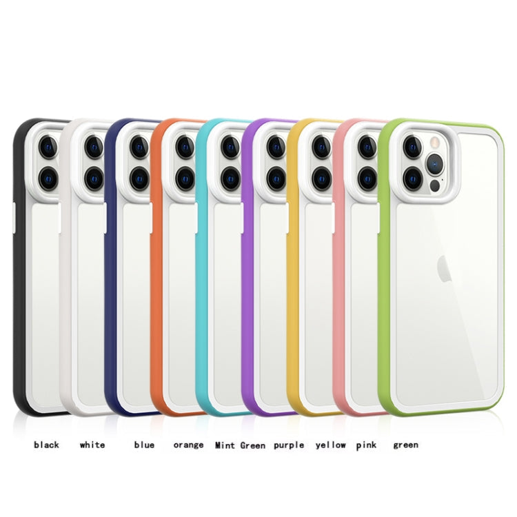 Color Frame 2 in 1 Hollow Cooling Phone Case, For iPhone 12 Pro Max, For iPhone 11