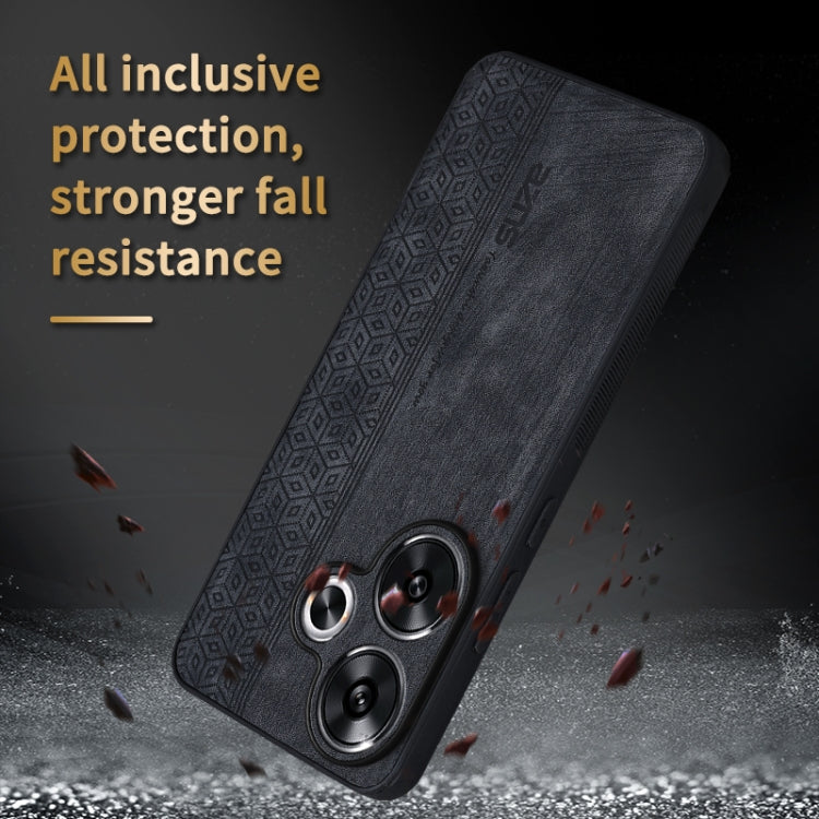 For Xiaomi Redmi Turbo 3 AZNS 3D Embossed Skin Feel Phone Case(Black)
