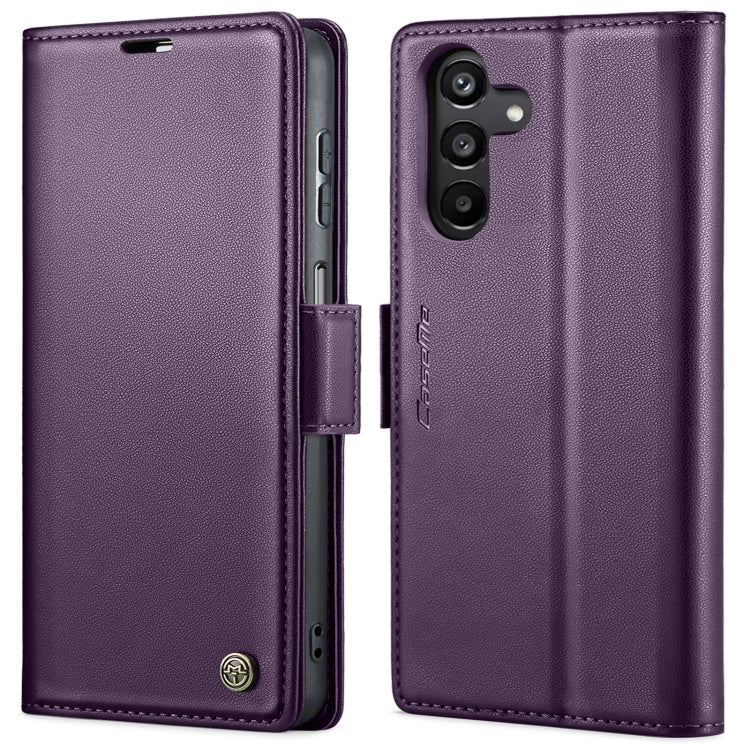 CaseMe 023 Butterfly Buckle Litchi Texture RFID Anti-theft Leather Phone Case, For Samsung Galaxy S24+, For Samsung Galaxy S24, For Samsung Galaxy A05s, For Samsung Galaxy A25 5G