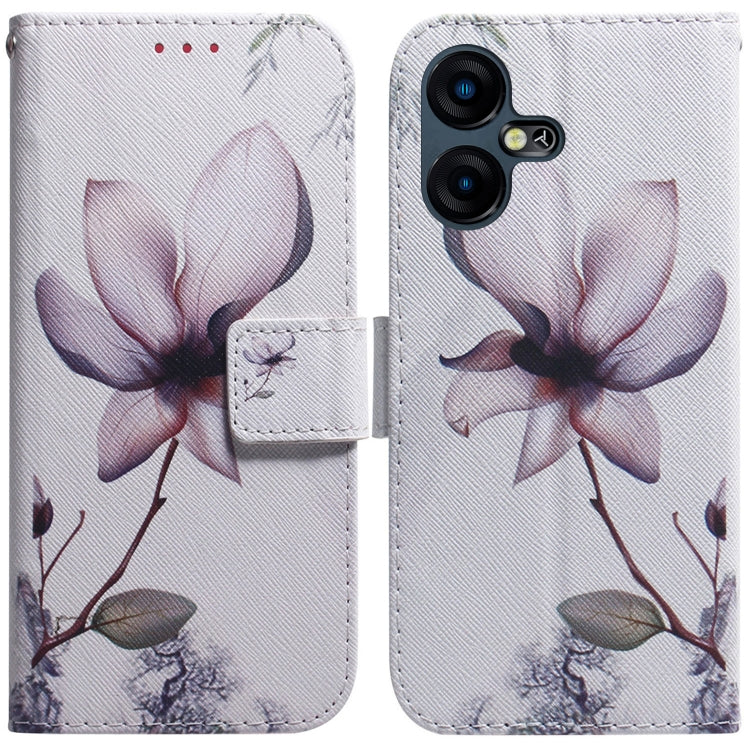 Coloured Drawing Flip Leather Phone Case, For Tecno Pova 5 Pro, For Tecno Pova Neo 3