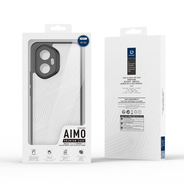 For Honor 300 DUX DUCIS Aimo Series TPU + PC Frosted Feel Phone Case(Black)