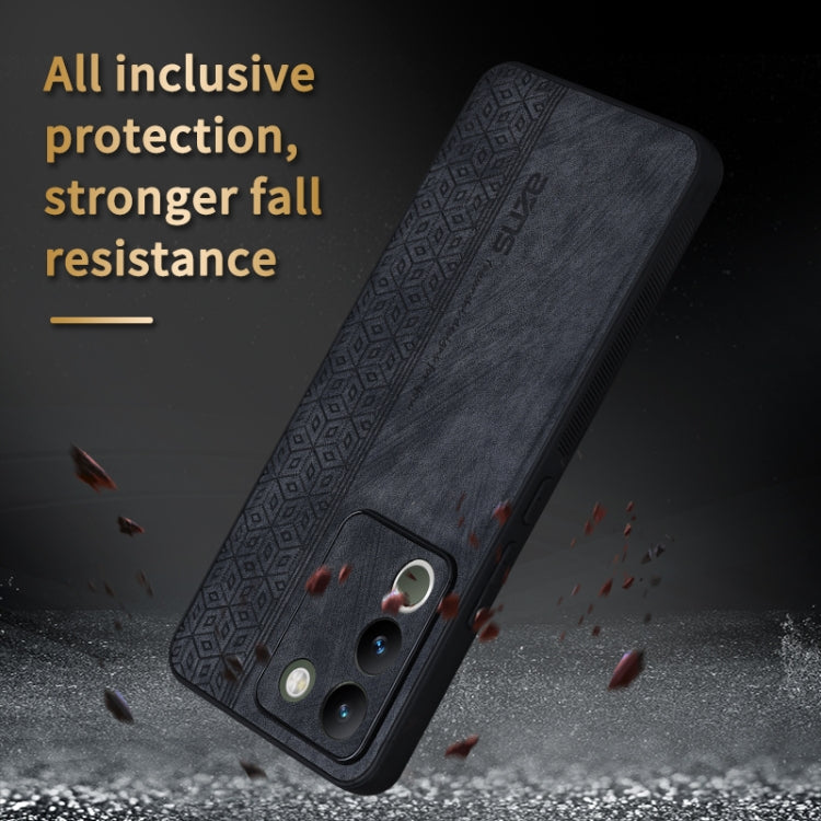 For vivo V29e 5G / Y200 5G AZNS 3D Embossed Skin Feel Phone Case(Sapphire Blue)
