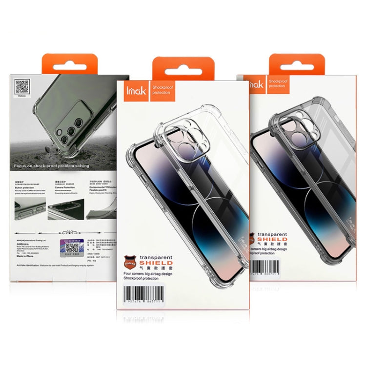 For Xiaomi 14 Pro 5G imak Shockproof Airbag TPU Phone Case(Transparent)