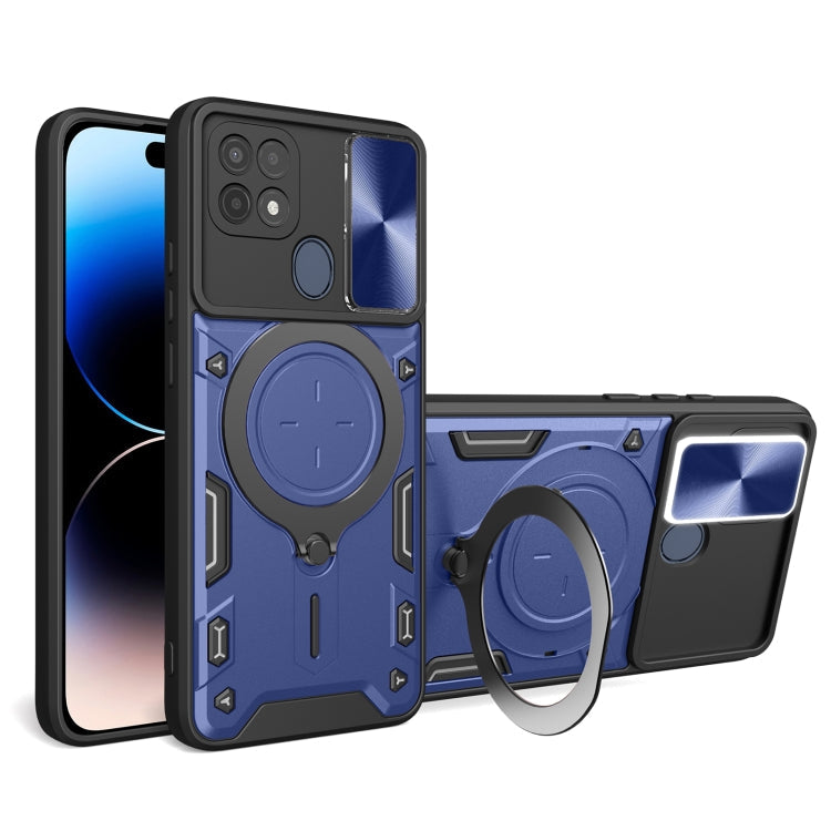 CD Texture Sliding Camshield Magnetic Holder Phone Case, For OPPO Reno7 4G / F21 Pro 4G, For OPPO Reno7 5G, For OPPO Reno 6 4G, For OPPO A15 / A15s / A35 2021