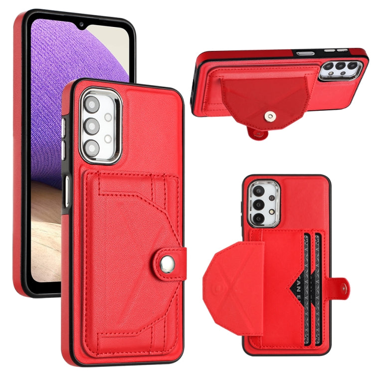Shockproof Leather Phone Case with Card Holder, For Samsung Galaxy A52 4G / A52 5G, For Samsung Galaxy A12 4G / M12, For Samsung Galaxy A32 5G