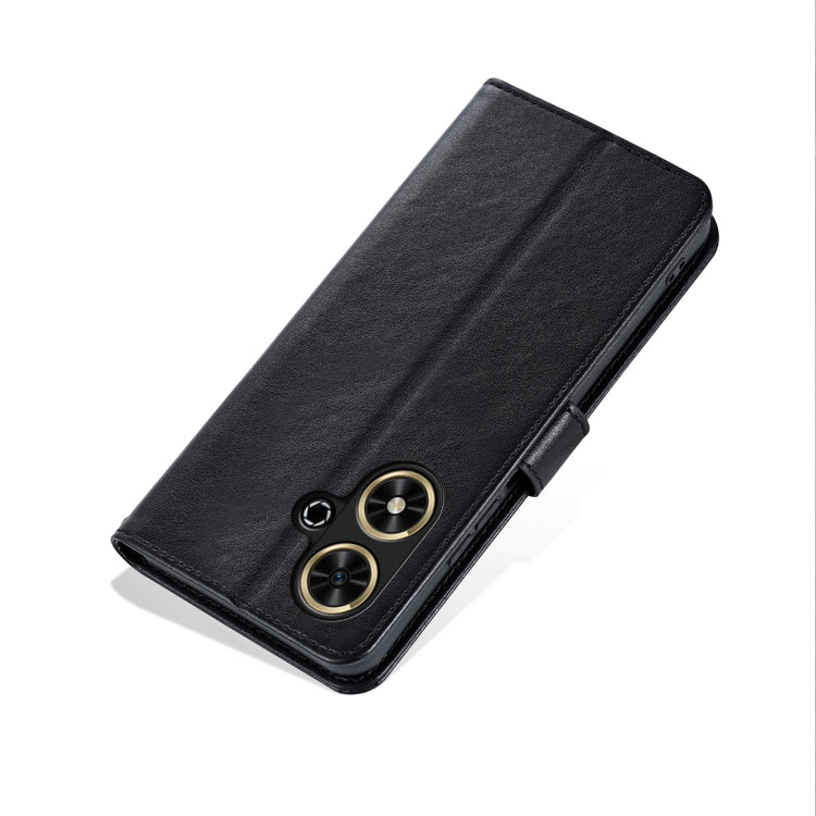 For Honor Play 50 / 50m 5G AZNS Sheepskin Texture Flip Leather Phone Case(Black)