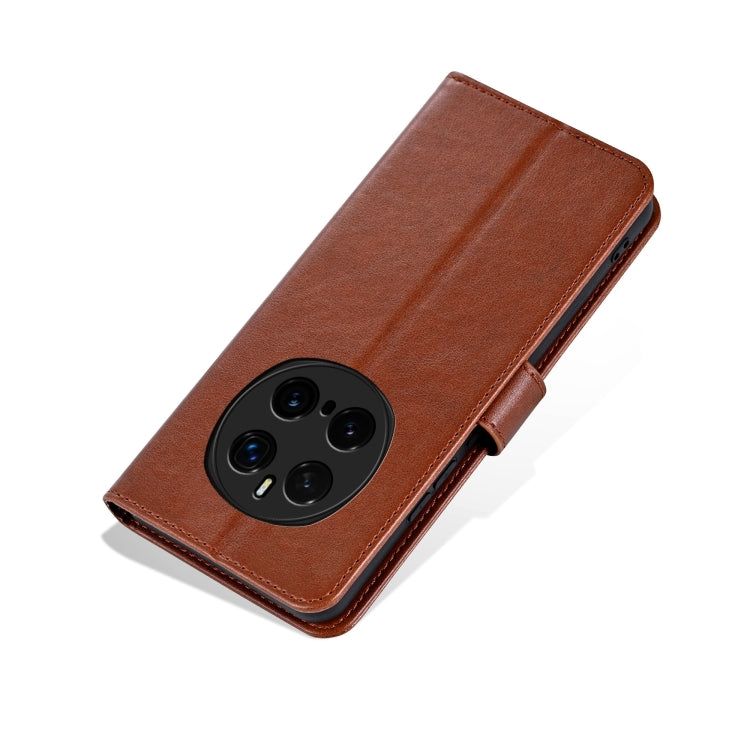 For Honor Magic7 Pro AZNS Sheepskin Texture Flip Leather Phone Case(Brown)