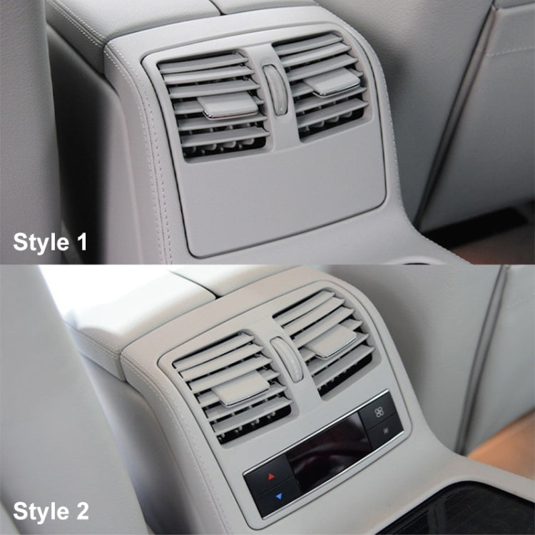 For Mercedes-Benz CLS W218 Car Rear Air Conditioner Air Outlet Panel 21883004549116, Style:High Version(Black)