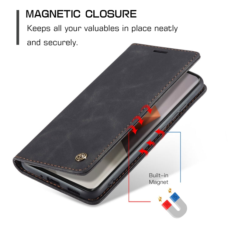 For Xiaomi Redmi Note 13 Pro+ CaseMe 013 Multifunctional Horizontal Flip Leather Phone Case(Black)