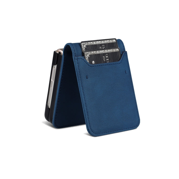 For Samsung Galaxy Z Flip6 / Flip7 FE AZNS Dream II Skin Feel PU+TPU Horizontal Flip PU Phone Case(Blue)