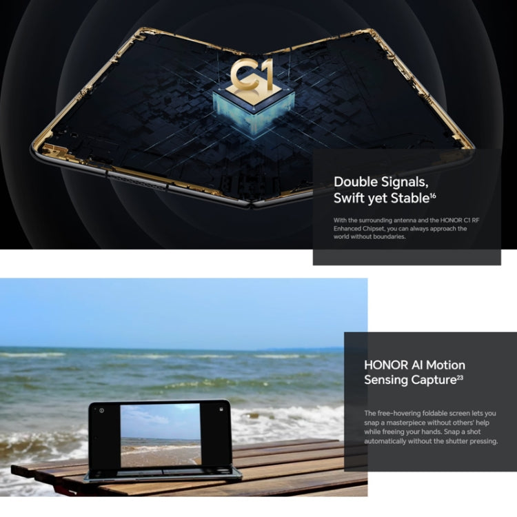 Honor Magic V2 5G, 16GB+512GB, 7.92 inch + 6.43 inch MagicOS 7.2 Snapdragon 8 Gen2 Octa Core up to 3.36GHz, Network: 5G, OTG, Not Support Google Play(Silk Purple)